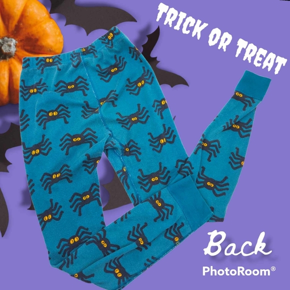 Hanna andersson spider pajama pants 130 sz 8 pajamas Halloween spooky boys girls - Picture 3 of 5